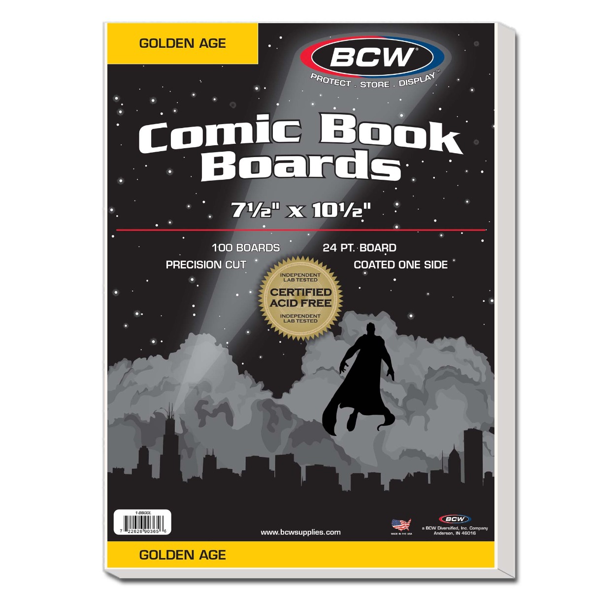 thumbnail image 2 of BCW Current Modern Size Comic Book Bags – Pack Of 100 – Acid Free Poly 7" X 10.5" 2 of 6